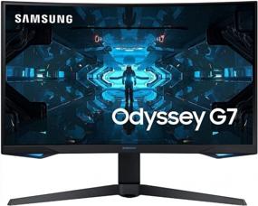 img 4 attached to 🖥️ SAMSUNG Odyssey G7 Monitor 32 Inch: Ultra-HD 2560X1440P, 120Hz, High Dynamic Range, Curved, LC32G75TQSNXZA