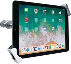 img 3 attached to 📲 Slide-Adjustable Car Tablet Mount: CTA Headrest-Secured Holder for iPad 10.2", iPad Pro 12.9", Galaxy Tab S2, and More – Fits 7-14” Tablets (PAD-CHTS)