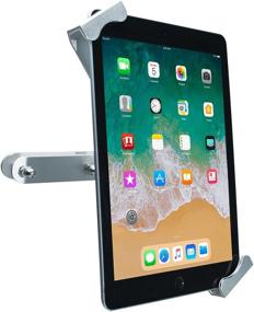 img 2 attached to 📲 Slide-Adjustable Car Tablet Mount: CTA Headrest-Secured Holder for iPad 10.2", iPad Pro 12.9", Galaxy Tab S2, and More – Fits 7-14” Tablets (PAD-CHTS)