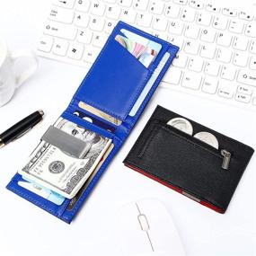 img 1 attached to Optimized Men's Bifold Wallet with Money Clip | Wallets, card cases, and money organizers for men