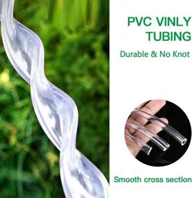 img 1 attached to Clear Plastic PVC Vinyl Tubing 5/8" ID X 3/4" OD 32.8FT Heavy Duty Industrial Grade BPA Free