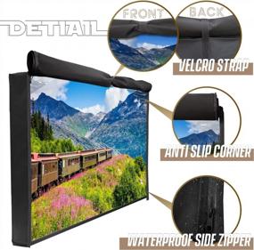 img 1 attached to Protect Your Outdoor TV Year-Round With IC ICLOVER'S Heavy Duty Weatherproof Cover For 40-43 Inch Screens