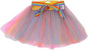 img 2 attached to Vibrant Rainbow Tutu for Pets - Medium/Large by Rubie's