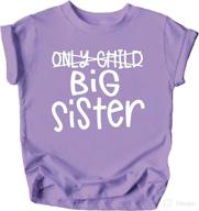 sister sibling announcement toddler outfits apparel & accessories baby girls : clothing логотип