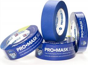 img 2 attached to Get Precise Results With IPG ProMask 14-Day Painter'S Tape - Blue, 1.41" X 60 Yd (Promo 4-Pack)