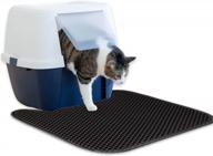 say goodbye to messy floors with wepet's waterproof kitty litter trapping mat logo