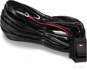 img 4 attached to 🔌 Enhanced LED Light Bar Wiring Harness Kit: 12AWG with 14V/24V Power Relay & 30A Blade Fuse for Off Road Lights - Waterproof DT Connector & On/Off Rocker Switch - Reliable Wiring Solution