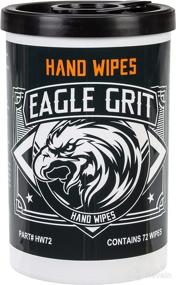 img 4 attached to 🦅 Eagle Grit Heavy Duty 10”x12” Cleaning Wipes - 72 Wipes per Tub: Ultimate Cleaning Power for Tough Grime and Dirt!