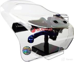 img 4 attached to Motorcycle Windshield Deflectors Adjustable Transparent Motorcycle & Powersports