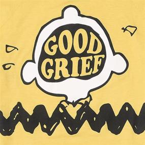 img 2 attached to 🐶 Peanuts Yellow Dog T Shirt, &#34;Good Grief&#34; - Cute and Stylish Dog Clothes for Peanuts Fans!