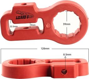 img 3 attached to 🦎 LIZARD GO Jack Red Handle Keeper: Lift Jack Handle Isolator (2Pack) for Improved Performance (Red)