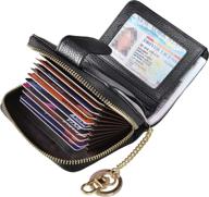 👜 beurlike women's leather organizer handbags & wallets - enhanced security wallets logo