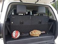 📦 premium trunk organizer and storage - envelope style trunk cargo net for toyota 4runner 2010-2022 - luggage net for suv - top car organizer for toyota 4runner sr5 trd 3 row model only! логотип