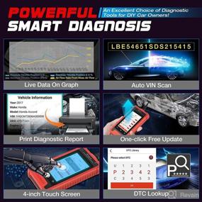 img 2 attached to 🚀 2022 LAUNCH Creader Elite 205 OBD2 Scanner: Advanced Automotive Diagnostic Tool with ABS/SRS codes, Oil/Injector/EPB/IMMO/TPMS/ABS Bleeding, Free WiFi Updates & 16 Reset Functions!