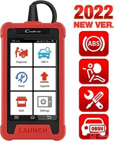 img 4 attached to 🚀 2022 LAUNCH Creader Elite 205 OBD2 Scanner: Advanced Automotive Diagnostic Tool with ABS/SRS codes, Oil/Injector/EPB/IMMO/TPMS/ABS Bleeding, Free WiFi Updates & 16 Reset Functions!