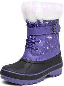 img 4 attached to DREAM PAIRS Fur Lined Insulated Waterproof Boys' Shoes ~ Outdoor