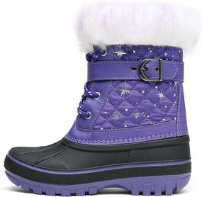 img 3 attached to DREAM PAIRS Fur Lined Insulated Waterproof Boys' Shoes ~ Outdoor