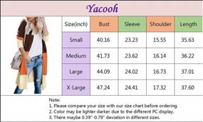 img 1 attached to Women'S Boho Striped Cardigan Sweater | Yacooh Lightweight Long Sleeve Coats