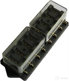 img 3 attached to 🚗 Etopars 8 Way Circuit Standard ATO Blade Fuse Box Block Holder for Car Vehicle Auto - 12V 24V Circuits