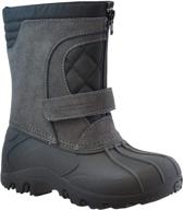 weatherproof closure all weather insulated durability boys' shoes via boots логотип