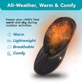 img 2 attached to WEATHERPROOF Closure All Weather Insulated Durability Boys' Shoes via Boots