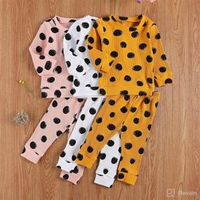 img 3 attached to Newborn Pajamas Crewneck Leggings Sleepwear Apparel & Accessories Baby Boys , Clothing
