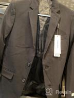 img 1 attached to 👔 Stylish Calvin Klein Boys' Bi-Stretch Blazer Suit Jacket: 2-Button Single Breasted, Buttoned Cuffs & Front Flap Pockets review by Brian Messerly