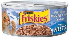 img 1 attached to 🐟 Premium Prime Filet Ocean Whitefish and Tuna Wet Cat Food (5.5-Oz Can, 4-Pack)