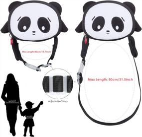 img 1 attached to Termichy Kids Waist Bag Cute 3D Cartoon Bear Animal Travel Kids Fanny Pack For Babies Girls Toddler Children Sport Camping Trip Makeup Masquerade Toy Christmas Gift, Parent-Child Dressing(Panda)