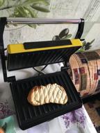 img 1 attached to Sandwich maker Kitfort KT-1609 Panini Maker, red review by Ewa Rozbicka ᠌