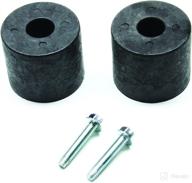 🚙 teraflex 1910234 jeep wrangler jk tj front lower bumpstop kit 2.25&#34; tall x 3&#34; od (pair), 1 pack logo