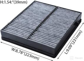 img 3 attached to MIKKUPPA KT045 Premium Cabin Air Filter 🚗 Replacement for Mercedes-Benz ML320, ML350, ML430, ML500, ML55 AMG