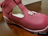 img 1 attached to Wobbly Waddlers Leather Flats for Toddler Girls with Built-in Support review by Valerie Perrien