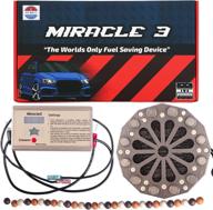 🚀 miracle3 fuel saver mileage booster - enhance efficiency, reduce vibration, and lower exhaust emissions with euro 7 gasoline logo