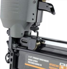 img 1 attached to Pneumatic Straight Finish Nailer With 2000 Count Nail Bundle - NuMax SFN64WN 16-Gauge 2-1/2