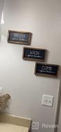 img 1 attached to Complete Your Rustic Bathroom Decor With LIBWYS'S Set Of 3 Bathroom Signs review by Kevin Baker