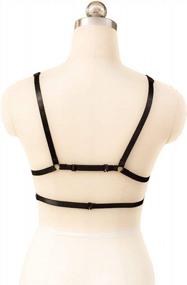 img 2 attached to Flaunt Your Style With HiSexy Halter Bra - Caged Bandeau Strappy Harness Lingerie Tops For Women