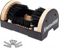 heavy duty industrial boot shoes cleaner & scraper brush for children & adults - kinswood all weather easy to use. logo
