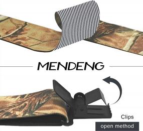 img 2 attached to Camo Men'S Heavy Duty Suspenders With Adjustable Braces And Sturdy Clips For Hunting And Work By MENDENG
