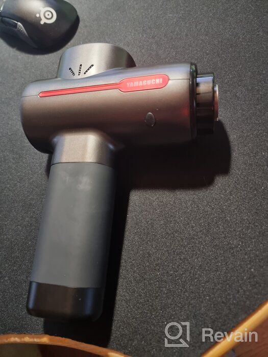 img 3 attached to 🔌 Black Electric Yamaguchi Therapy Massage Gun with Percussion Body Massager review by Mateusz Grzesiak  (M ᠌