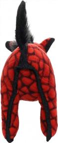 img 2 attached to TUFFY - World'S Tuffest Soft Dog Toy - Desert Warthog - NO Squeakers - Multiple Layers. Made Durable, Strong & Tough. Interactive Play (Tug, Toss & Fetch). Machine Washable & Floats. (Red)