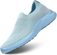 walking running sneakers lightweight trainers women's shoes via athletic logo