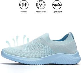 img 2 attached to Walking Running Sneakers Lightweight Trainers Women's Shoes via Athletic