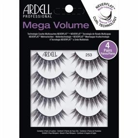 img 1 attached to 4 Pairs Of Ardell Mega Volume False Eyelashes (253) In 1 Pack