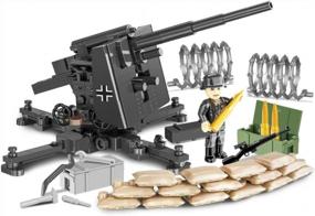 img 4 attached to COBI Company Of Heroes 3 8.8 Cm Flak Tank Building Kit