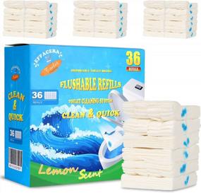 img 4 attached to Effacera Disposable Toilet Bowl Paper - Fresh Flushable Refills For Clean And Easy Bathroom Maintenance