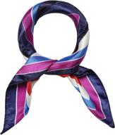 🧣 uxcell women's stain square scarves kerchief - stylish accessories for scarves & wraps логотип