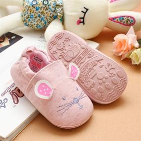 img 3 attached to COSANKIM Soft Sole Sneaker Moccasins For Infant Baby Boys And Girls - Non-Skid Toddler First Walkers & Crib House Shoes