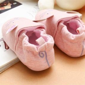 img 1 attached to COSANKIM Soft Sole Sneaker Moccasins For Infant Baby Boys And Girls - Non-Skid Toddler First Walkers & Crib House Shoes