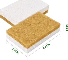 img 1 attached to Natural Sponge 12Pack Compostable Biodegradable